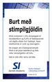 Burt með stimpilgjöldin