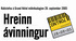 Hreinn �vinningur