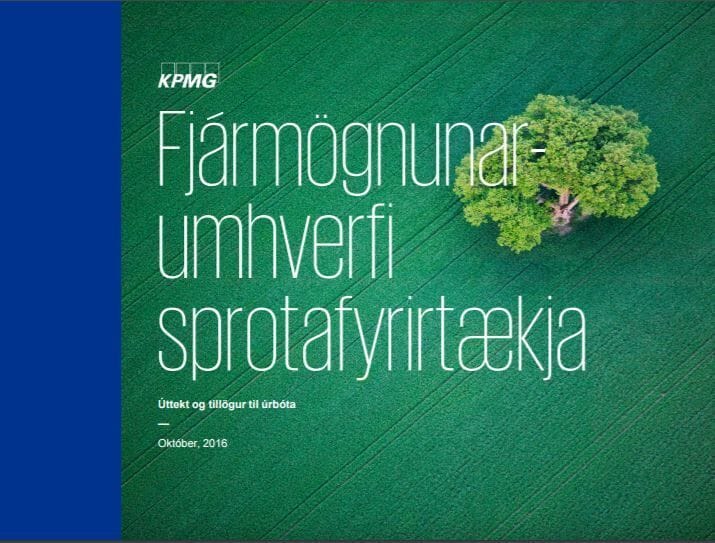Bæta á fjármögnun sprotafyrirtækja