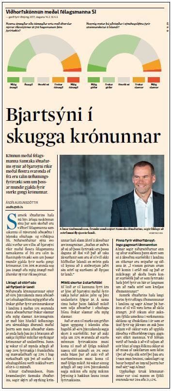 Bjartsýni í skugga krónunnar