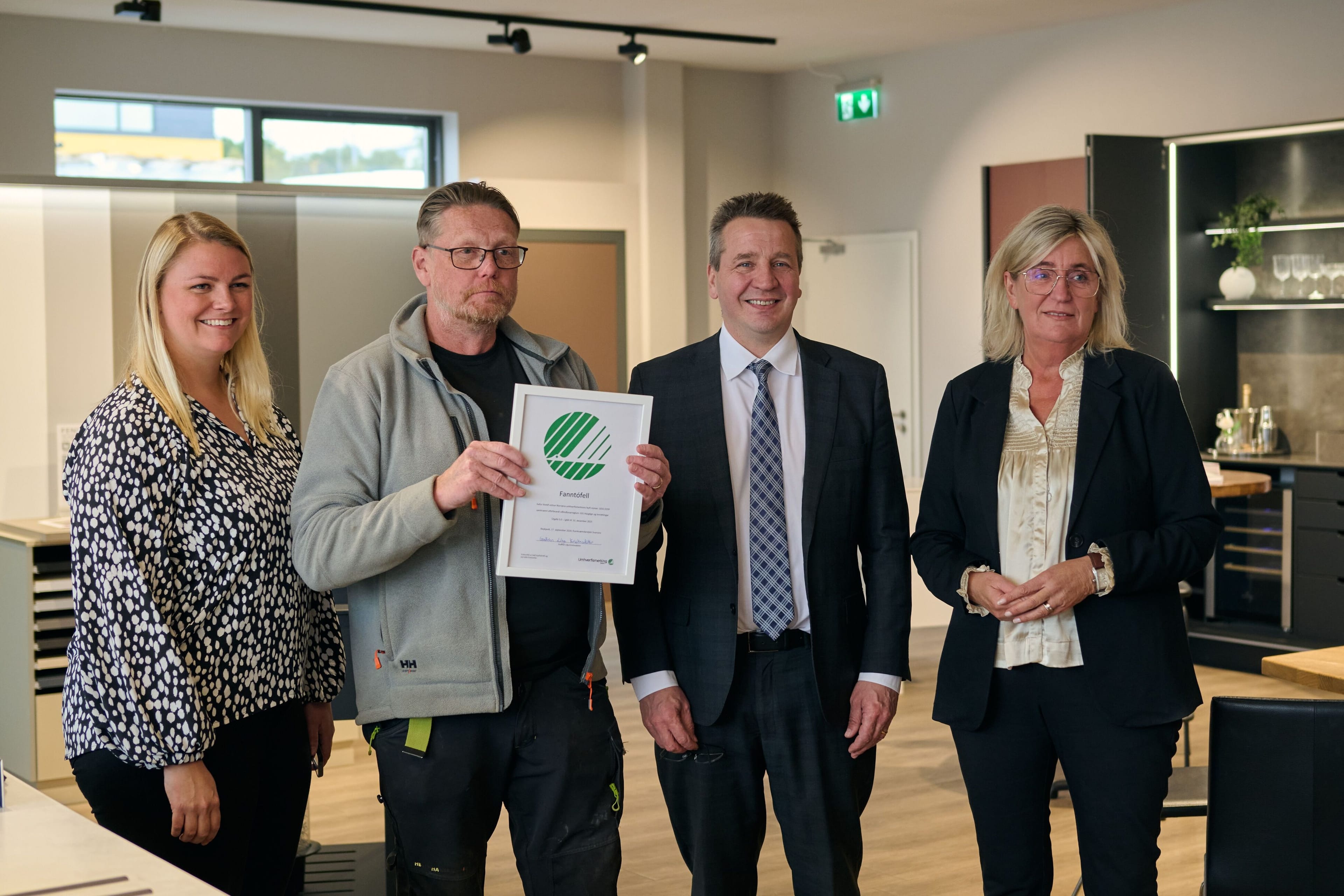 Fanntófell fær fyrsta Svansleyfið fyrir innréttingar