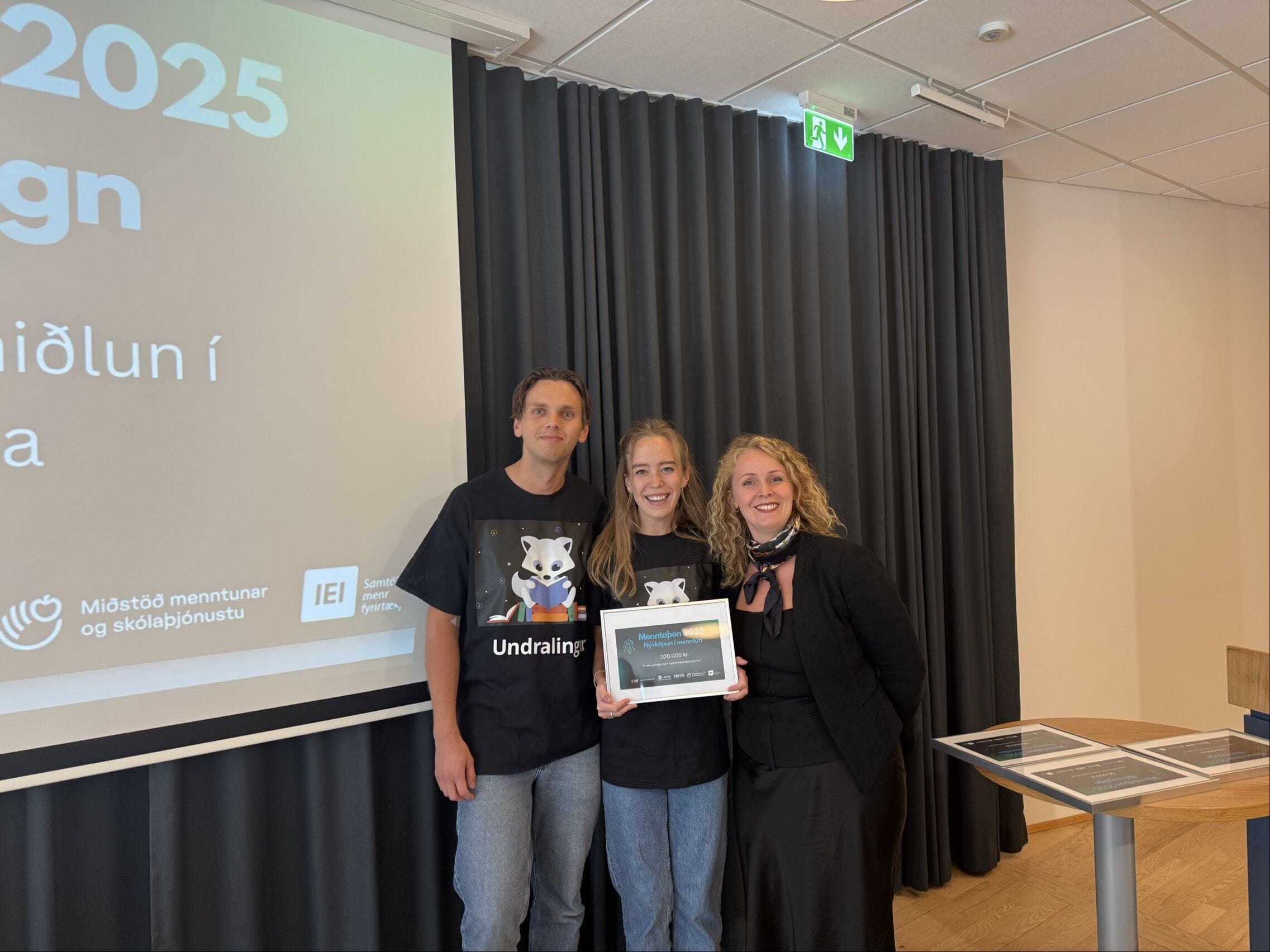 Fjögur verkefni verðlaunuð í Menntaþoni 2025
