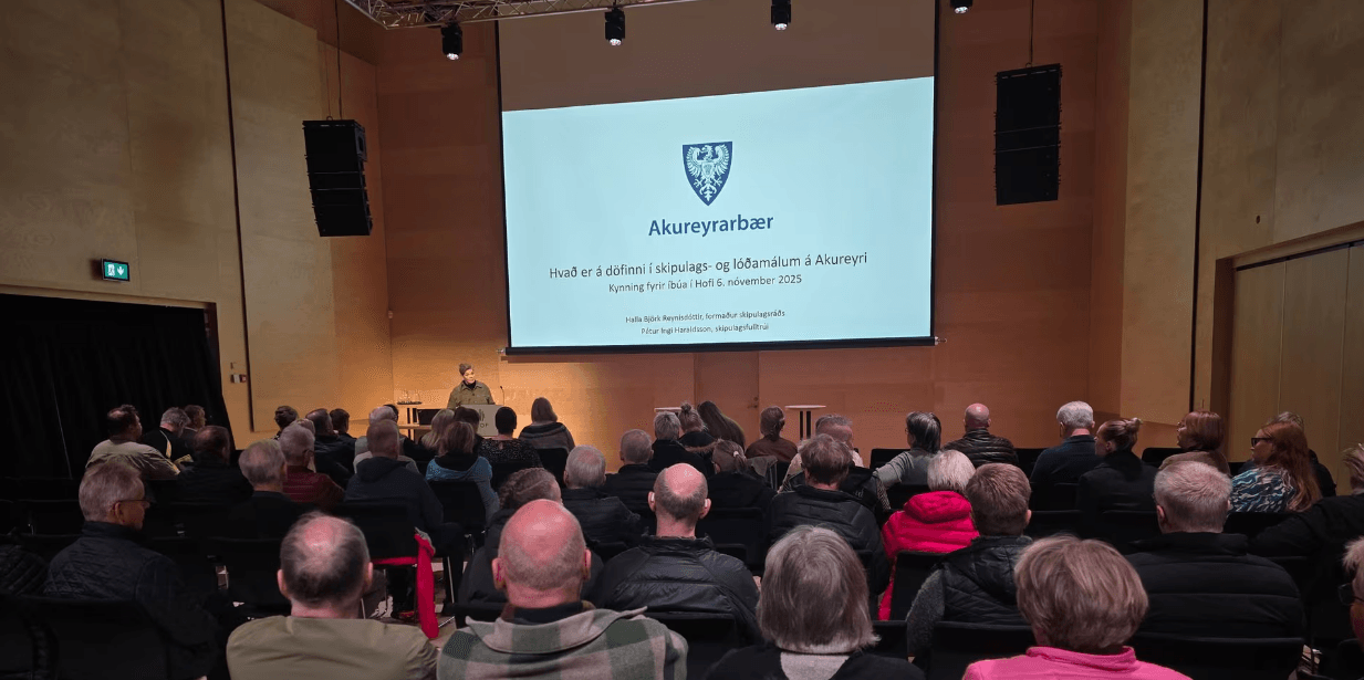 Fjölmennir fundir Akureyrarbæjar um íbúðauppbyggingu