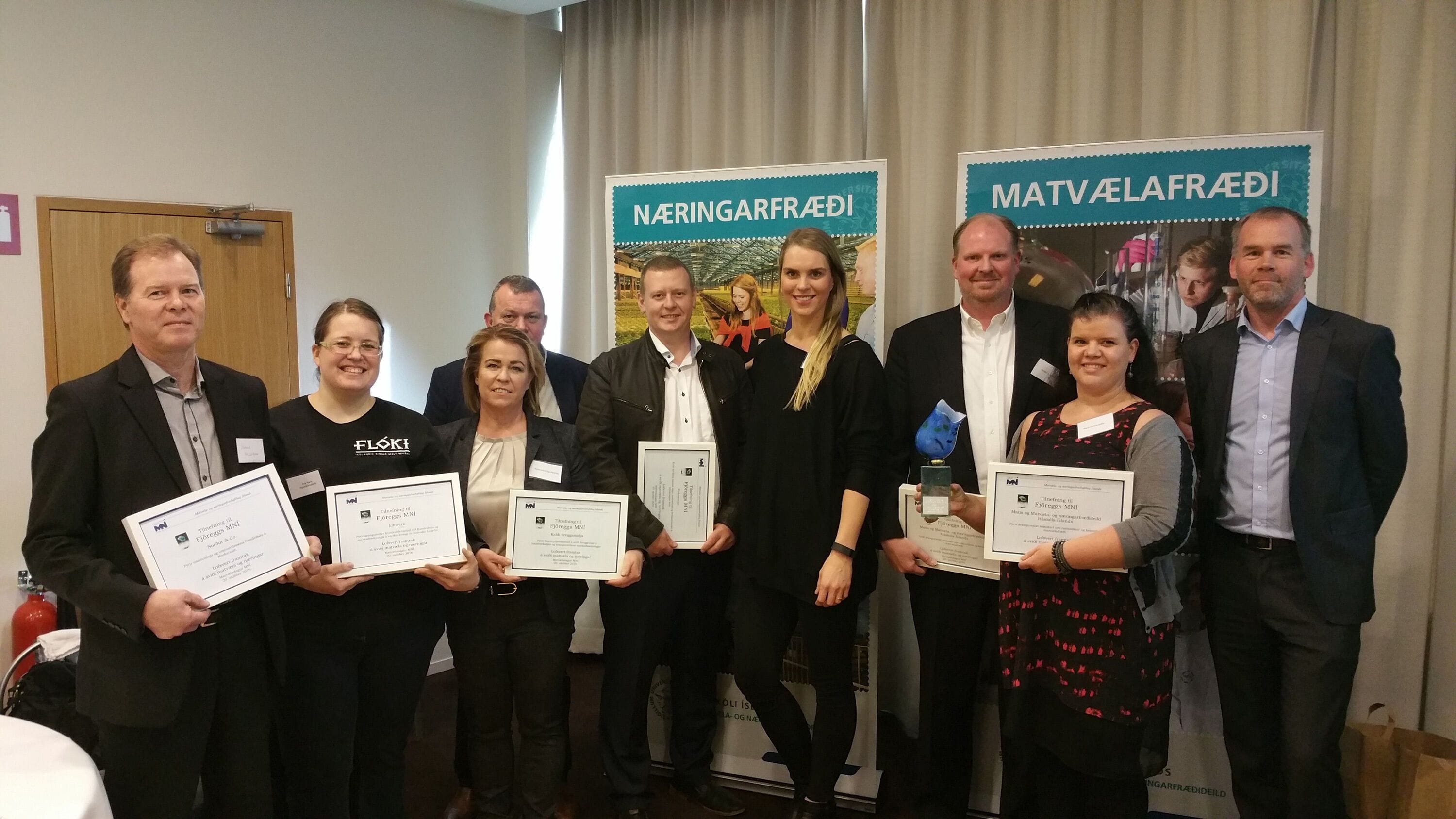 Fjöreggið fór til Matís og Matvæla- og næringarfræðideildar HÍ