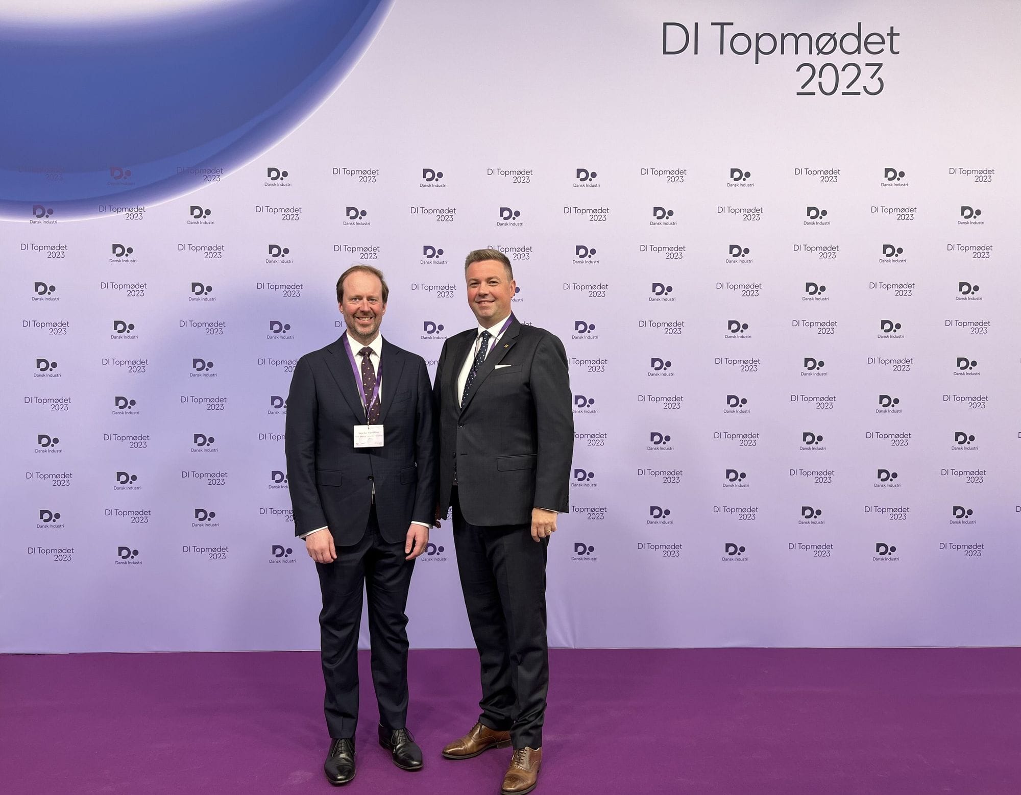 Formaður og framkvæmdastjóri SI á ársfundi Dansk Industri