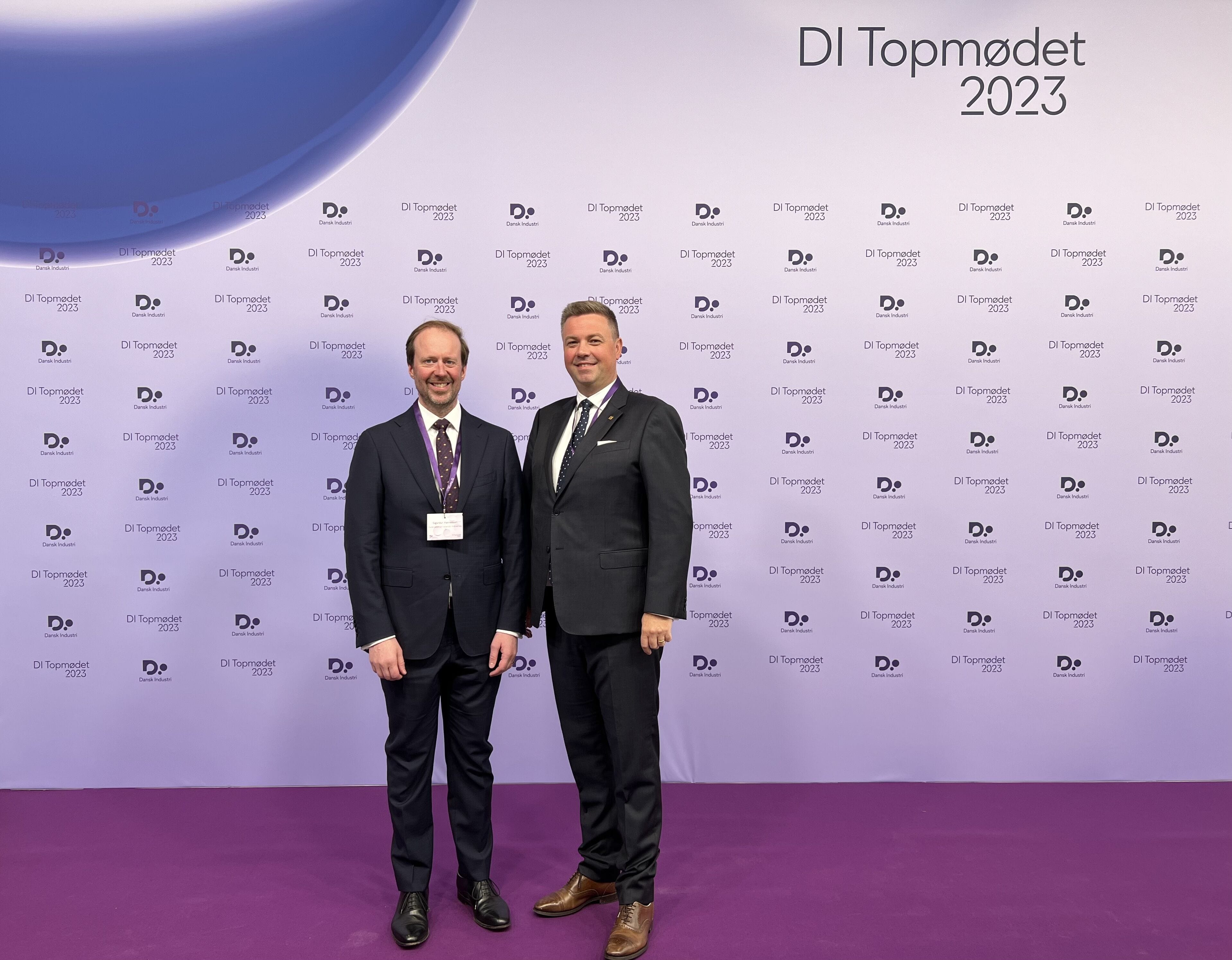 Formaður og framkvæmdastjóri SI á ársfundi Dansk Industri