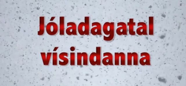 Jóladagatal vísindanna