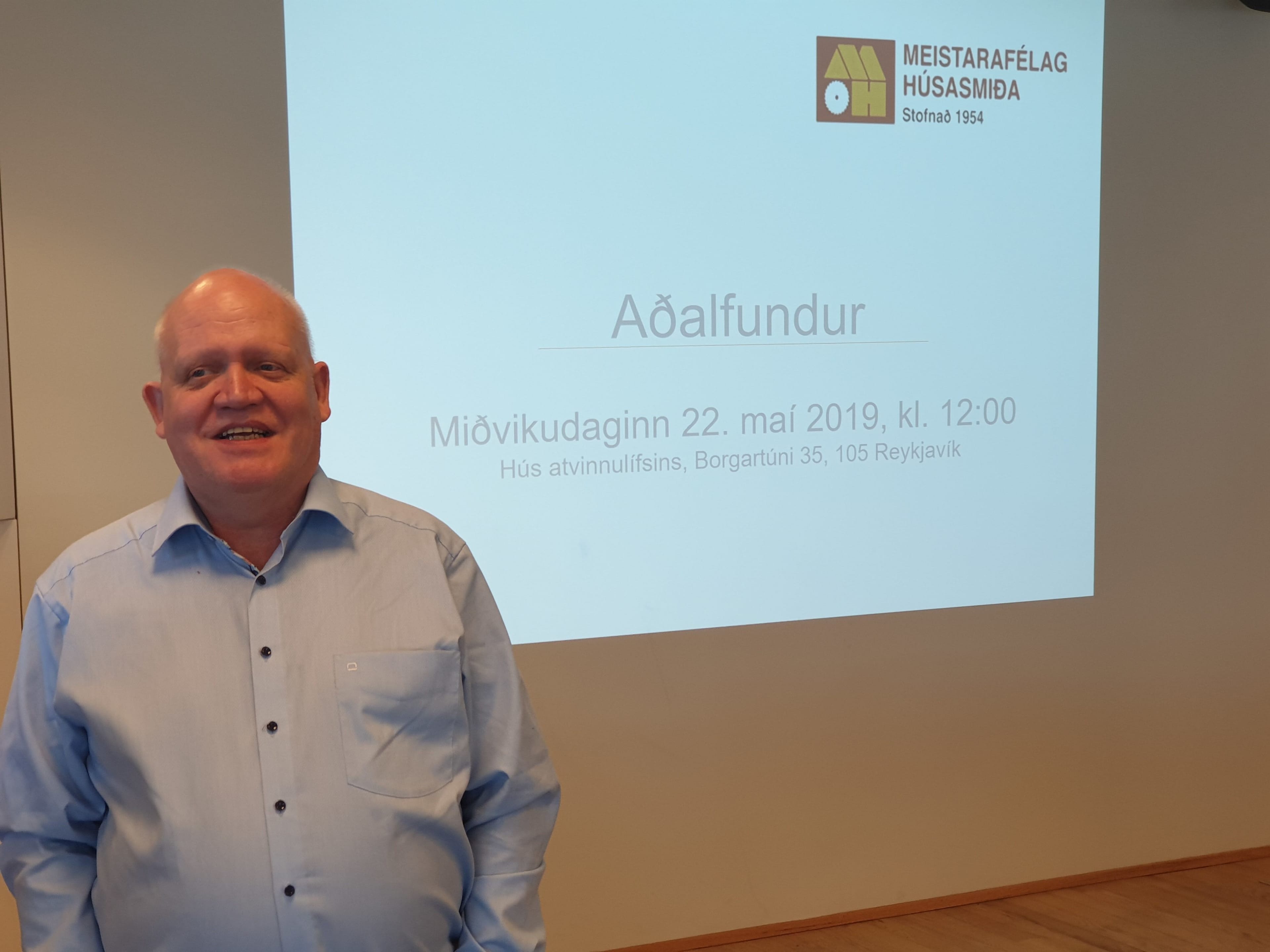 Jón endurkjörinn formaður Meistarafélags húsasmiða