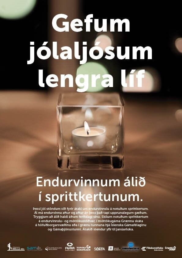 Mikill áhugi á endurvinnsluátaki á áli í sprittkertum