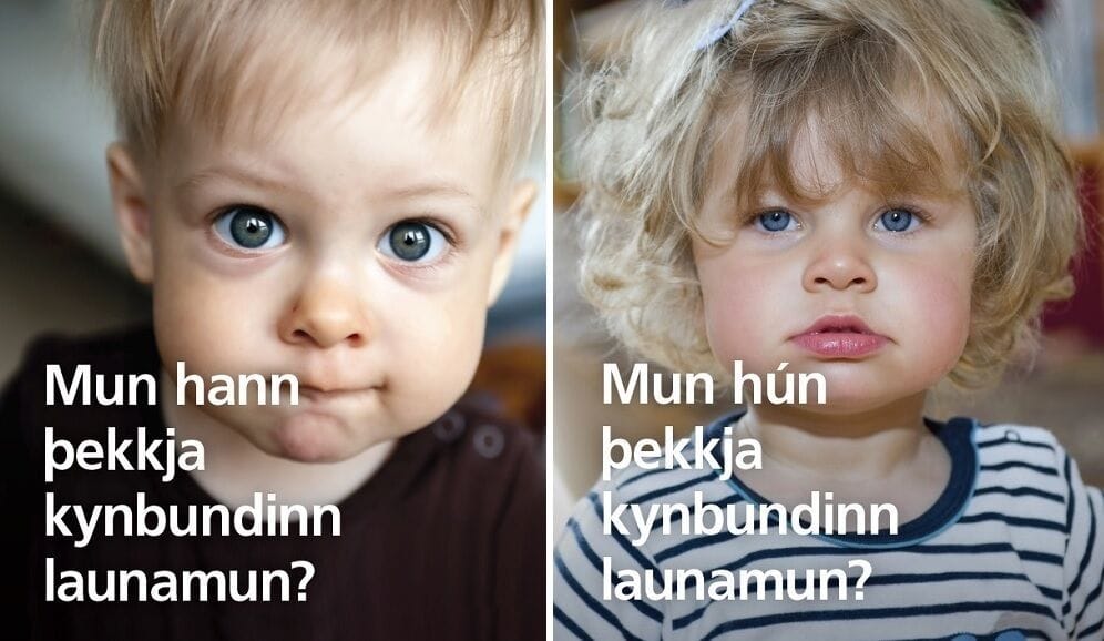 Munu börnin þekkja kynbundinn launamun?