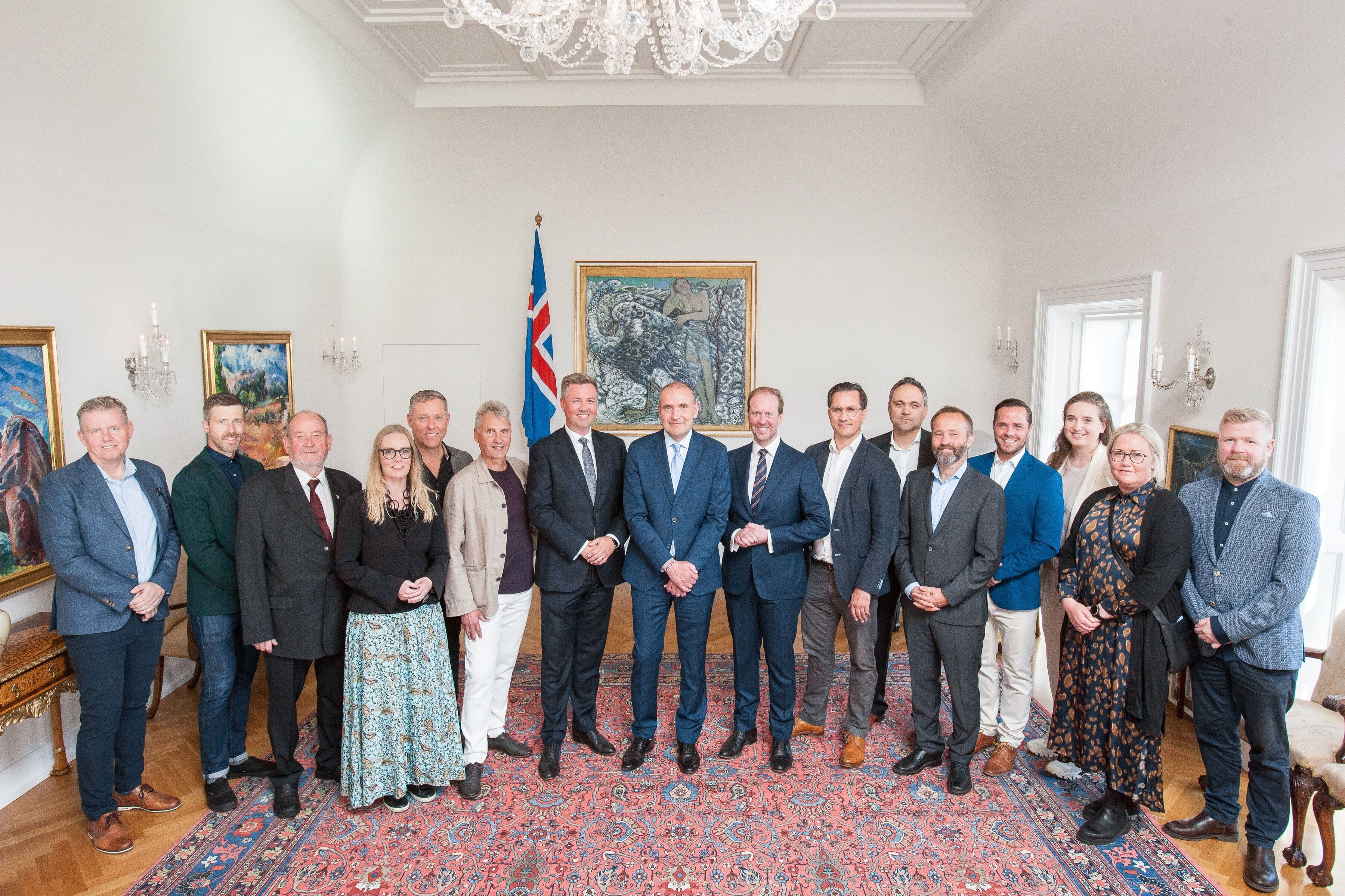 Ný innsetning íslenskra húsgagna og hönnunar á Bessastöðum