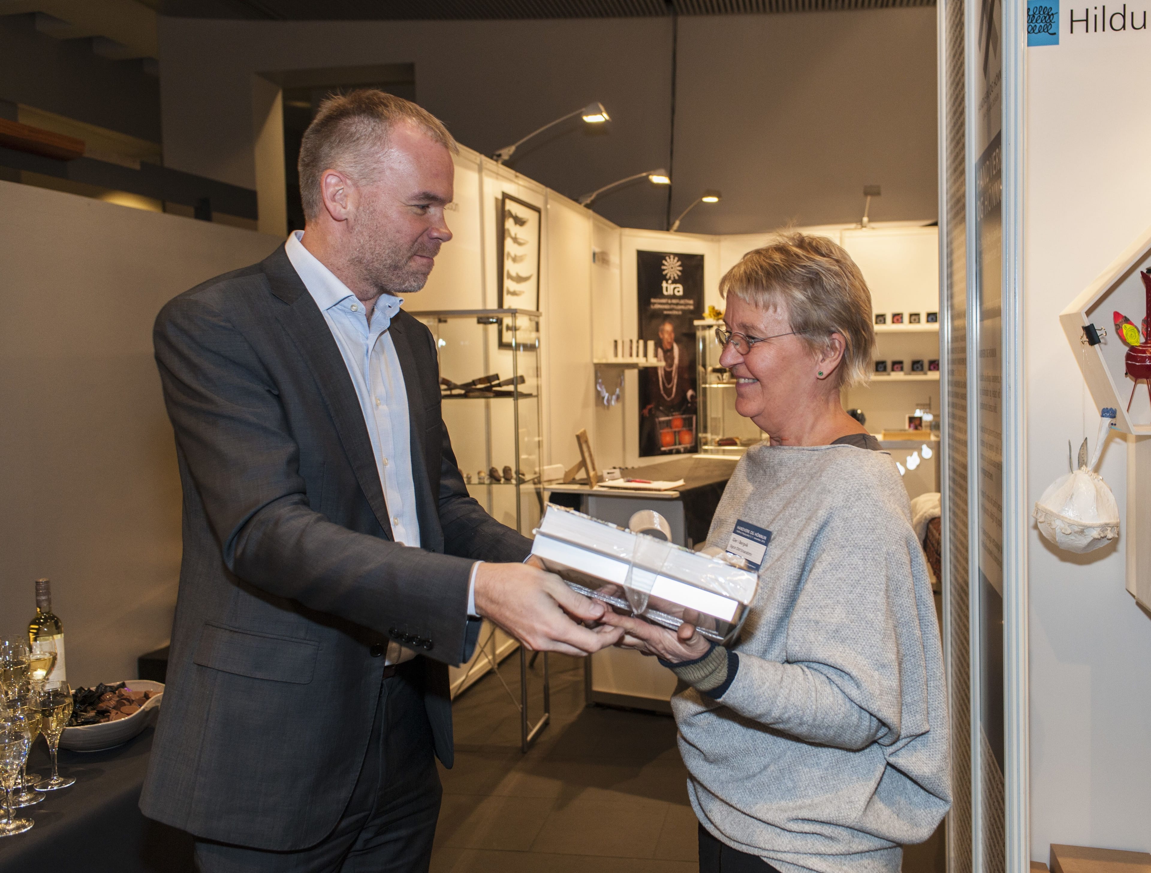 Skúlaverðlaunin fyrir lampaseríu úr gleri