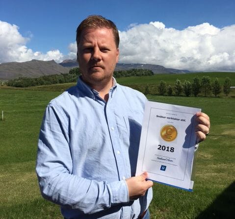 Snókur verktakar fær C- vottun fyrstur jarðvinnuverktaka