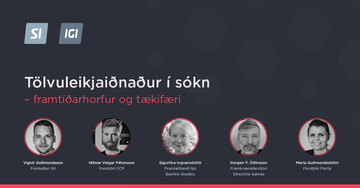 Umræða um tækifæri í tölvuleikjaiðnaði í beinu streymi