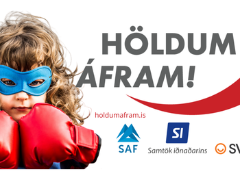 SVÞ, SAF og SI hafa tekið höndum saman um verkefnið Höldum áfram!