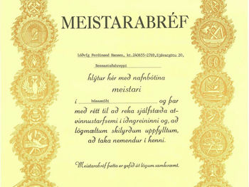Meistarabref
